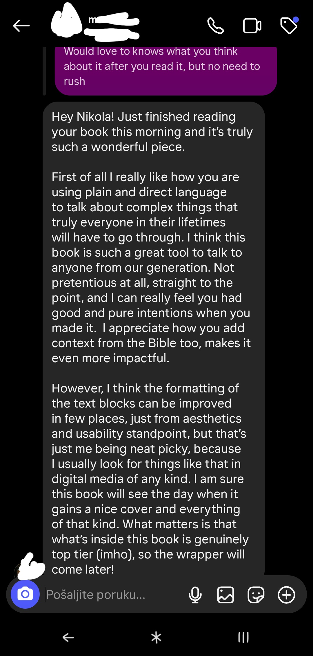 Reader review: just finished reading, plain and direct language about complex things.